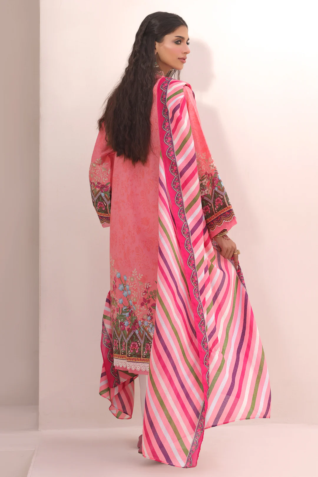 Embroidered Shirt Dupatta - 1658 - Image 5