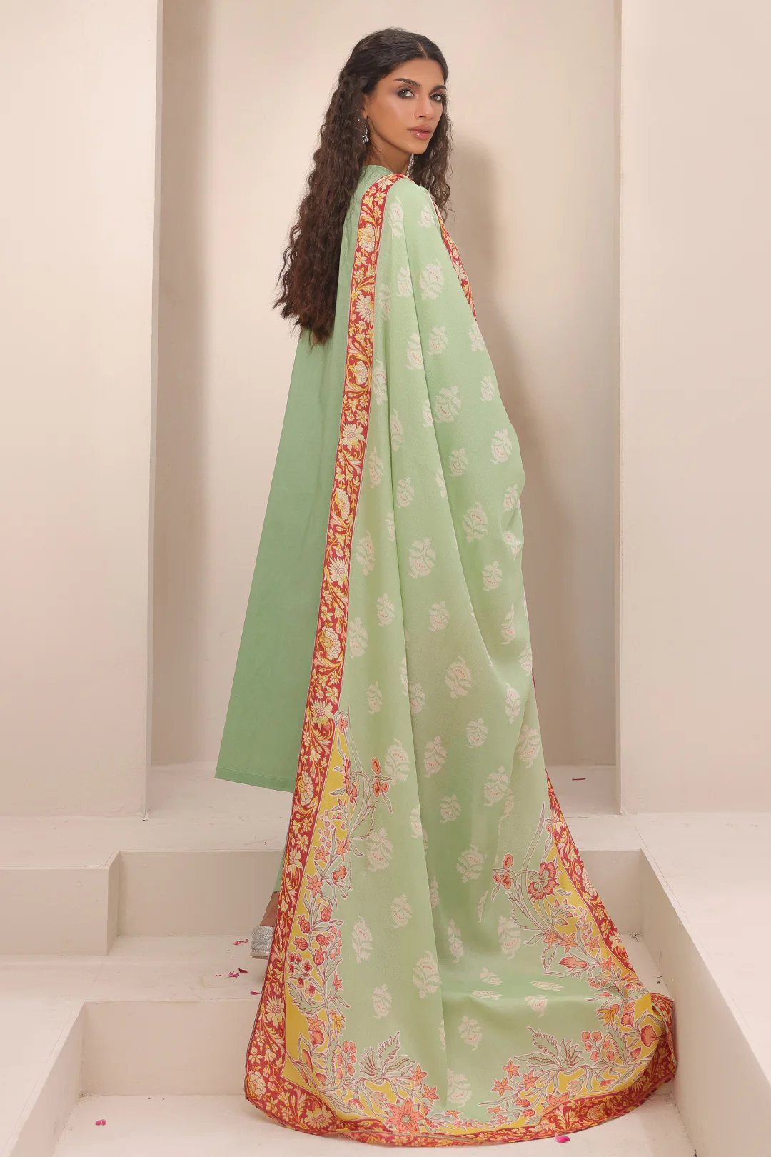 Embroidered Shirt Dupatta - 1660 - Image 7
