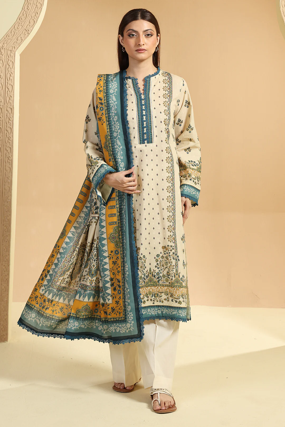 Shirt Dupatta - 5718 - Image 4