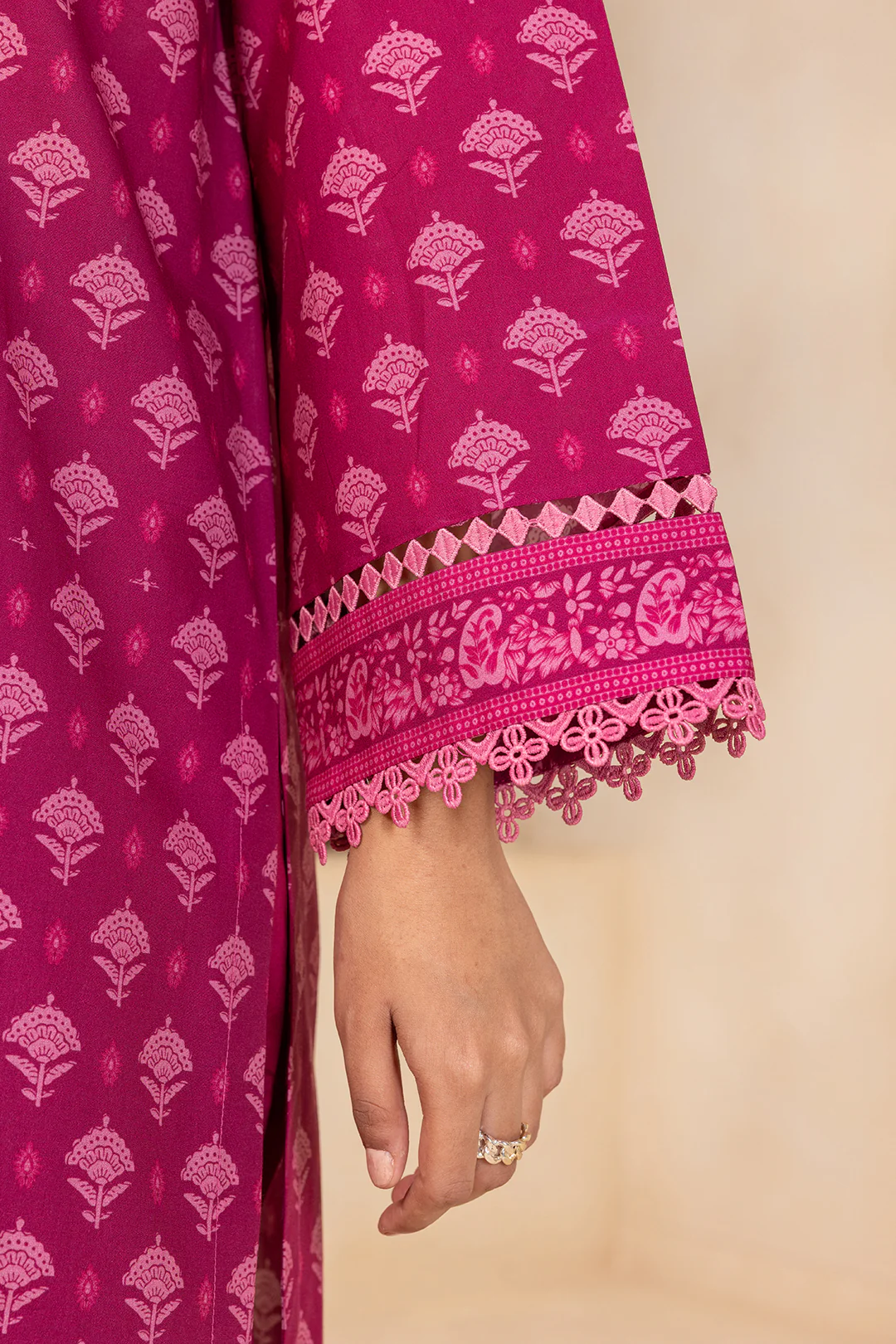 Embroidered Shirt Dupatta - 0407 - Image 6