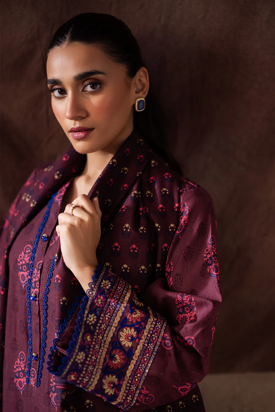 Embroidered Shirt Dupatta - 0263 - Image 5