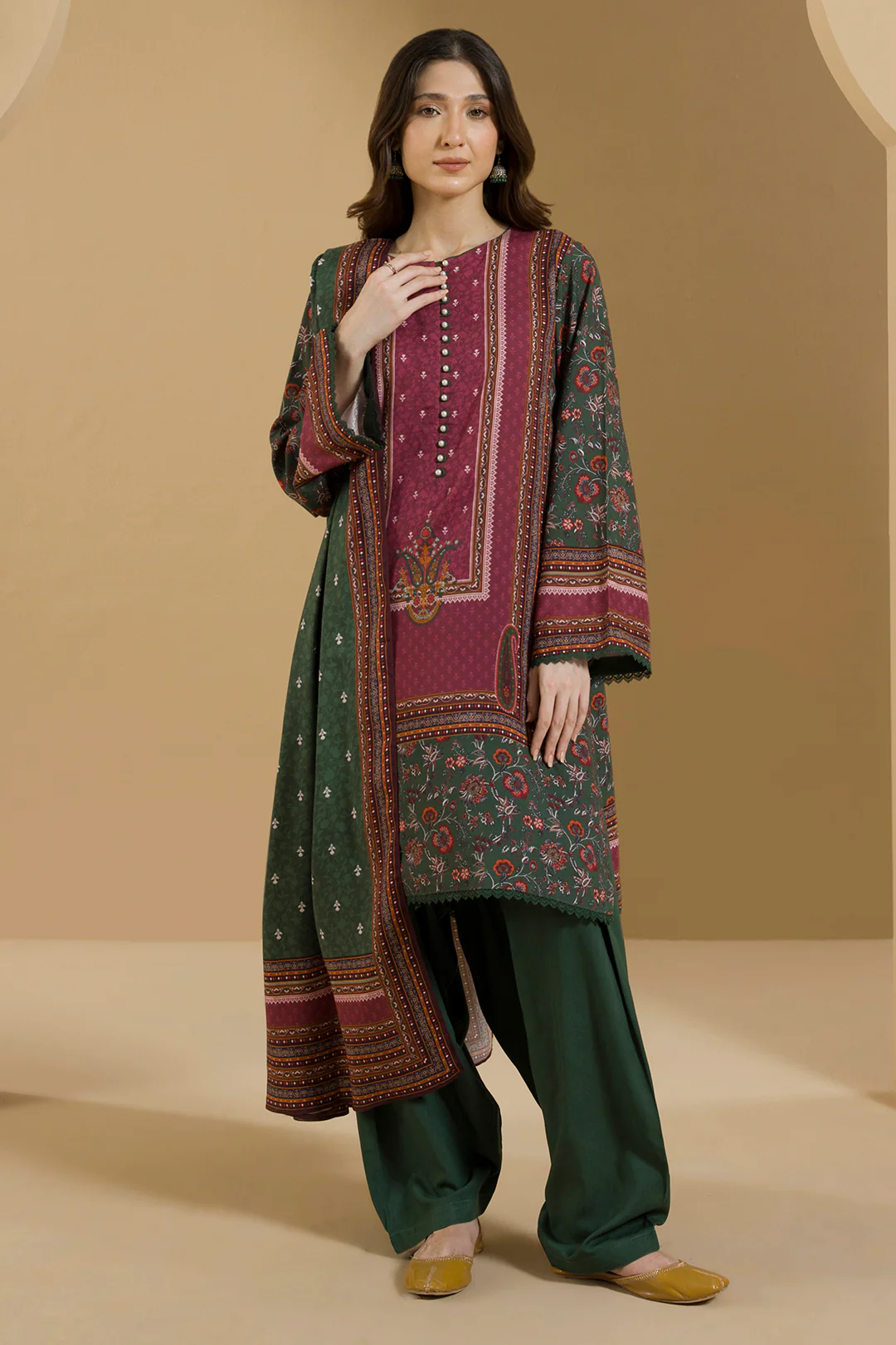 Shirt Shalwar Dupatta - 0247 - Image 6