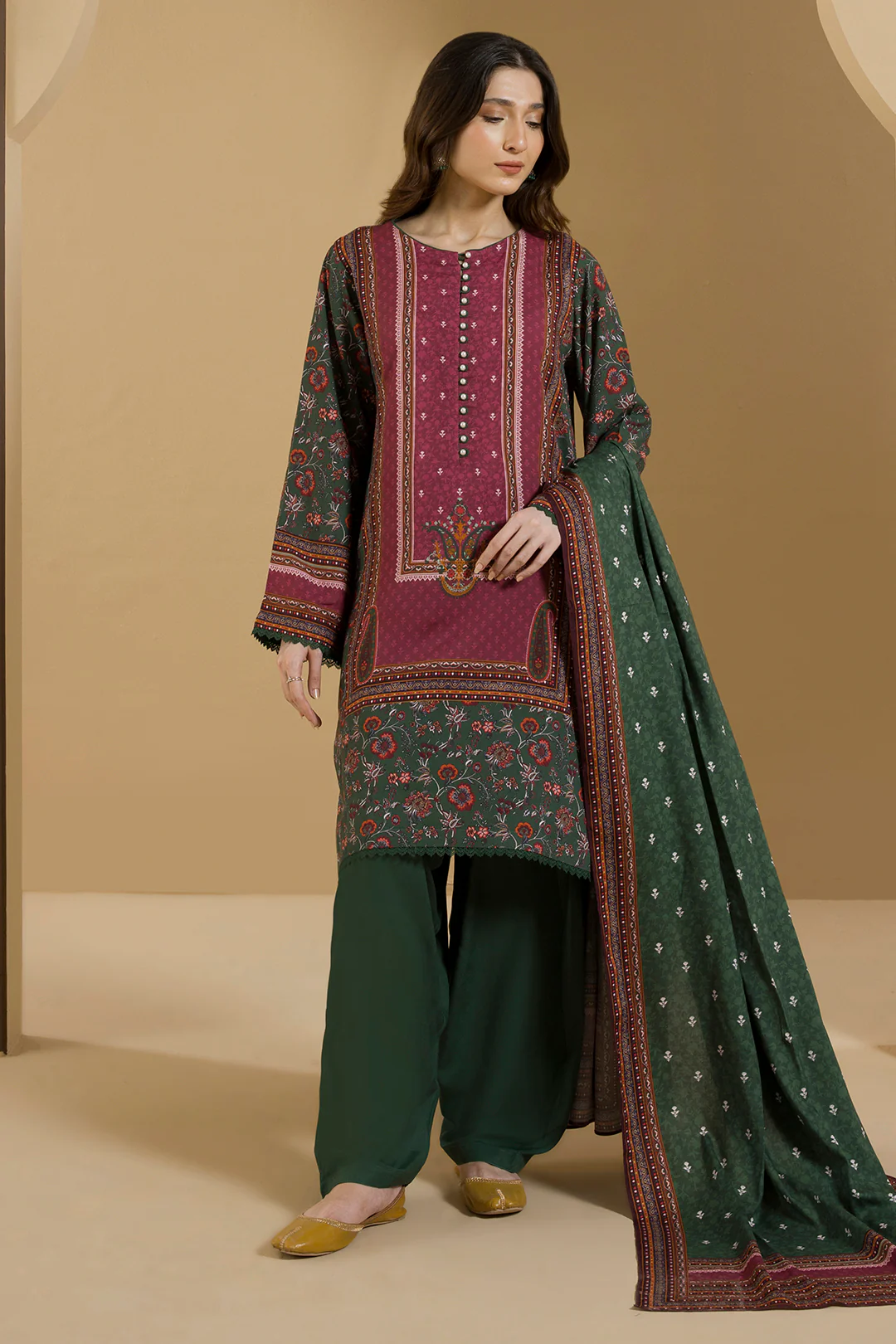Shirt Shalwar Dupatta - 0247 - Image 5