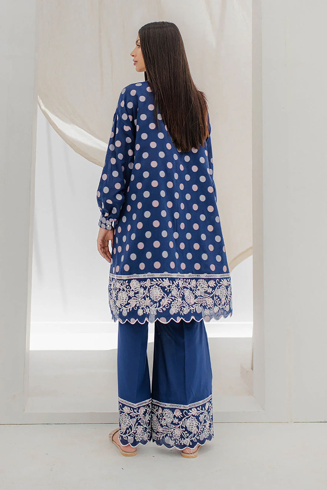 Embroidered Shirt Shalwar - 0672 - Image 5