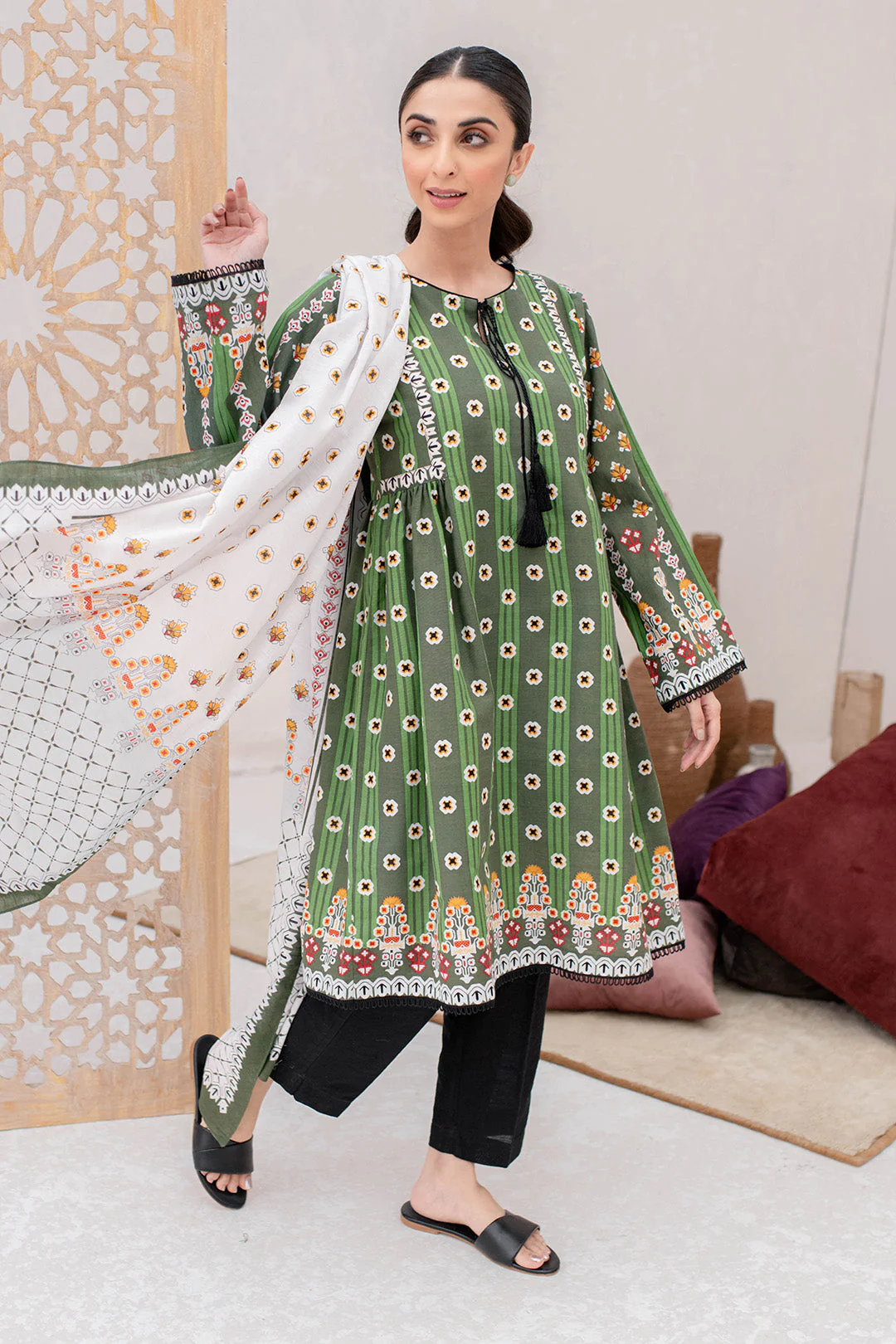 Shirt Shalwar Dupatta - 0040 - Image 3