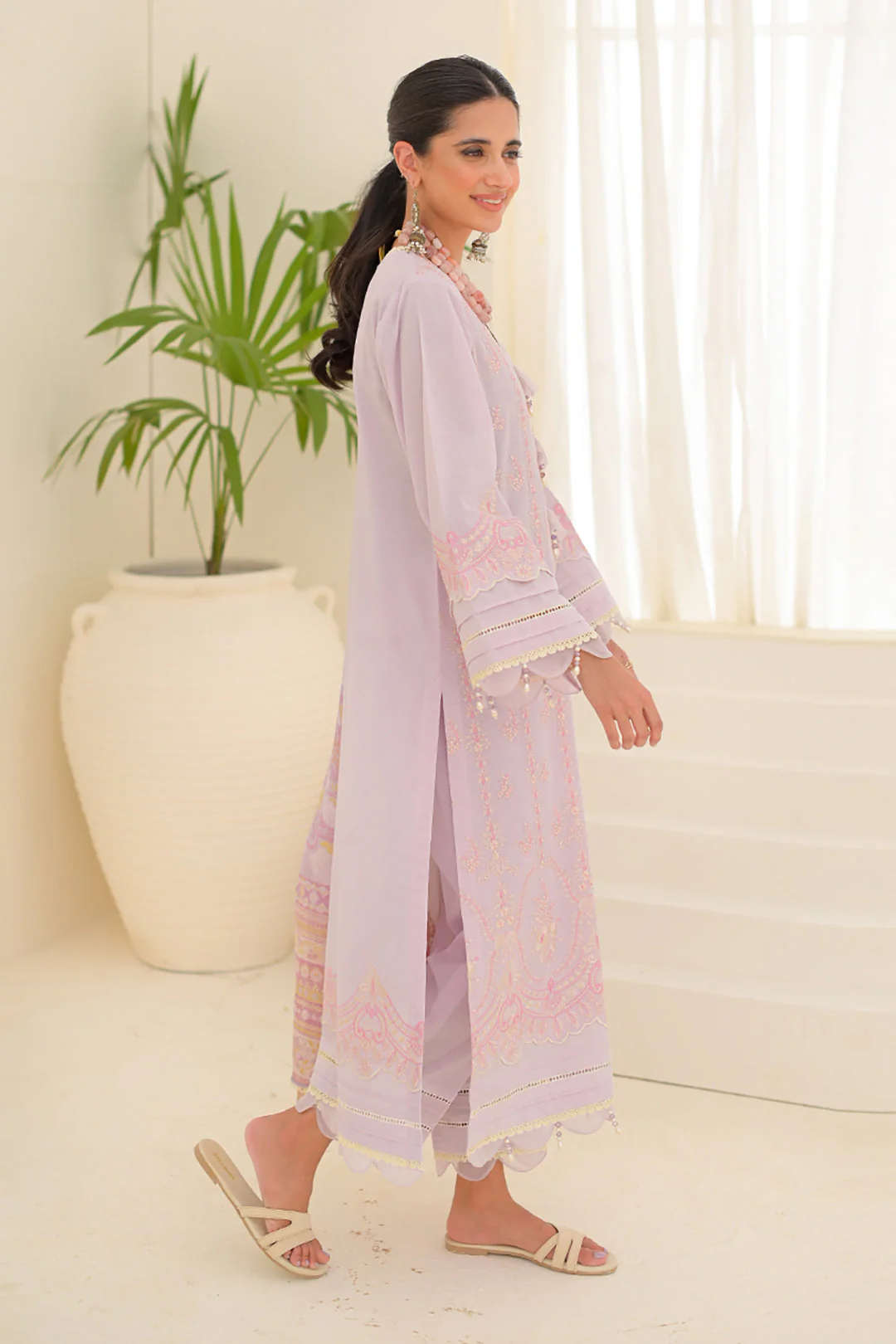Embroidered Shirt Shalwar Dupatta - 0181 - Image 2