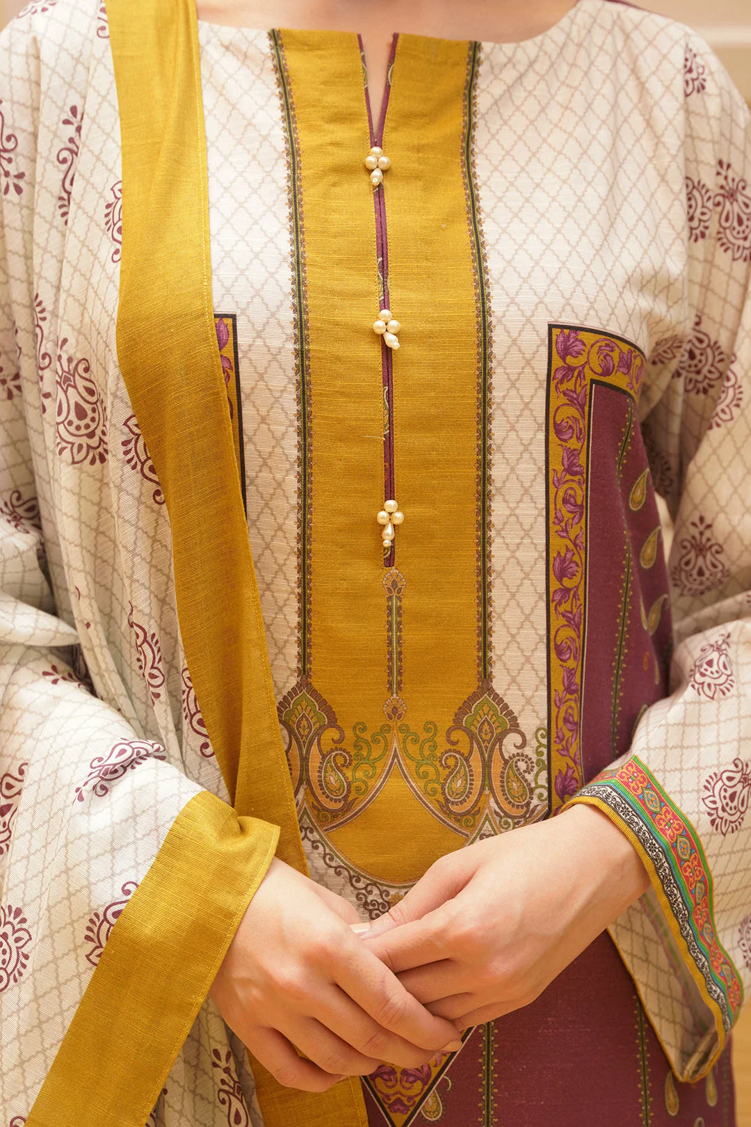 Shirt Shalwar Dupatta - 0314 - Image 3