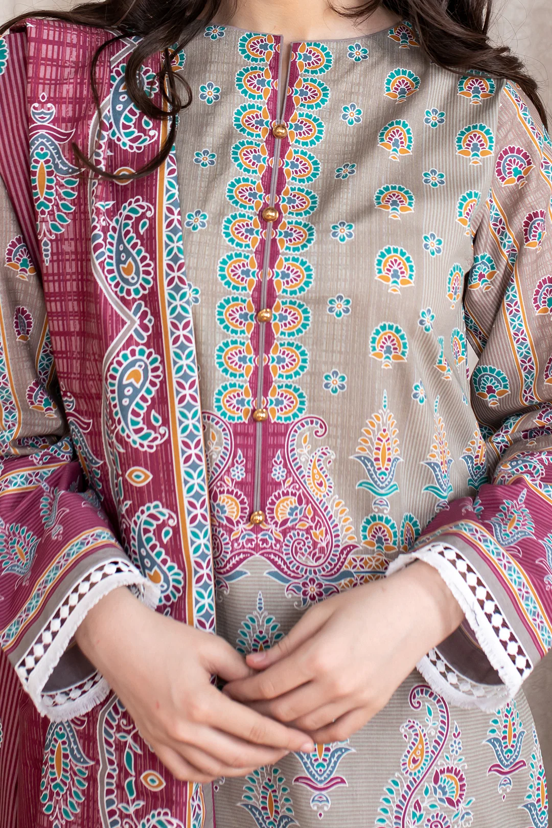 Shirt Shalwar Dupatta - 0344 - Image 4