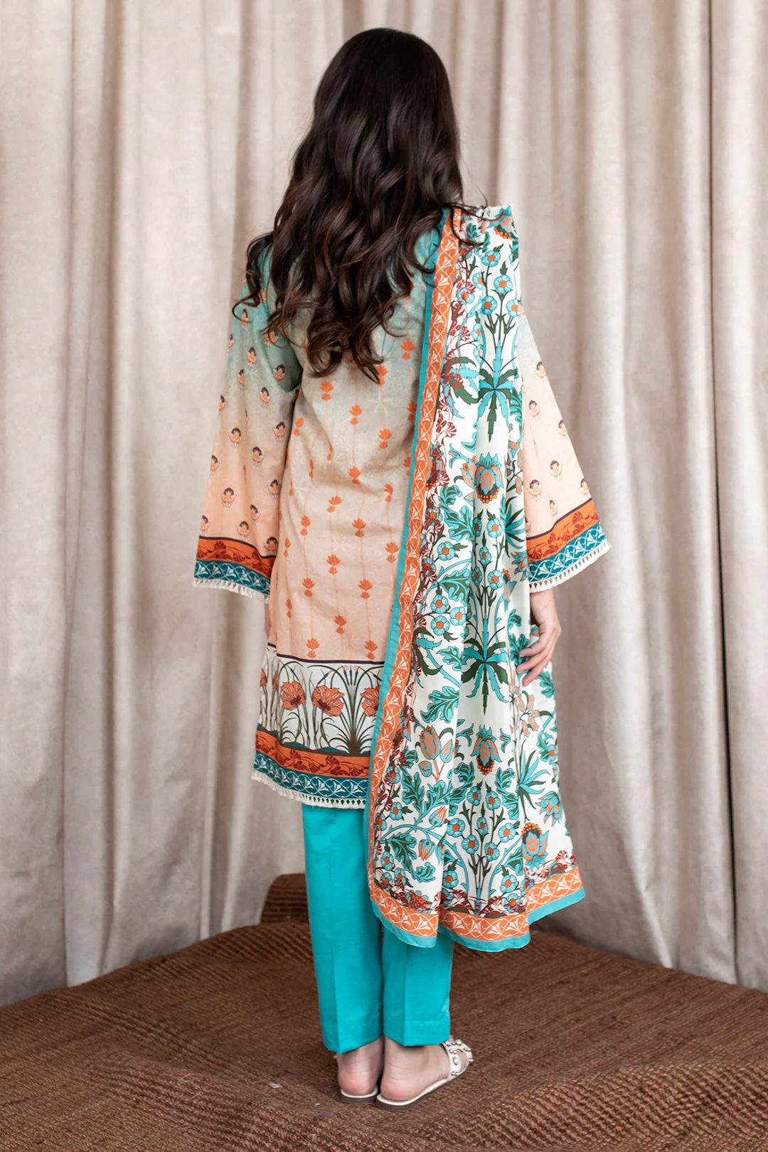 Shirt Shalwar Dupatta - 0350 - Image 5