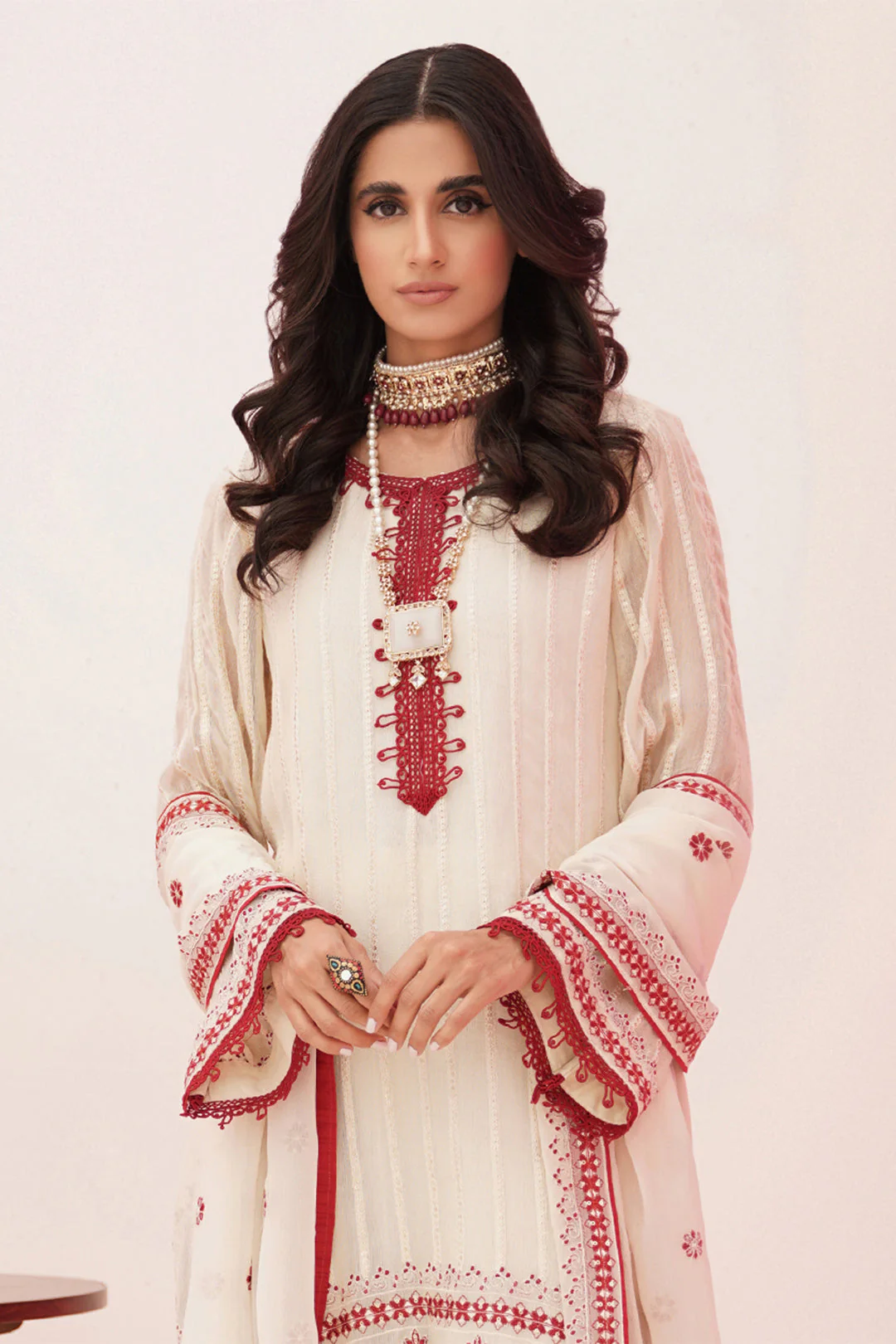 Embroidered Shirt Shalwar Dupatta - 0363