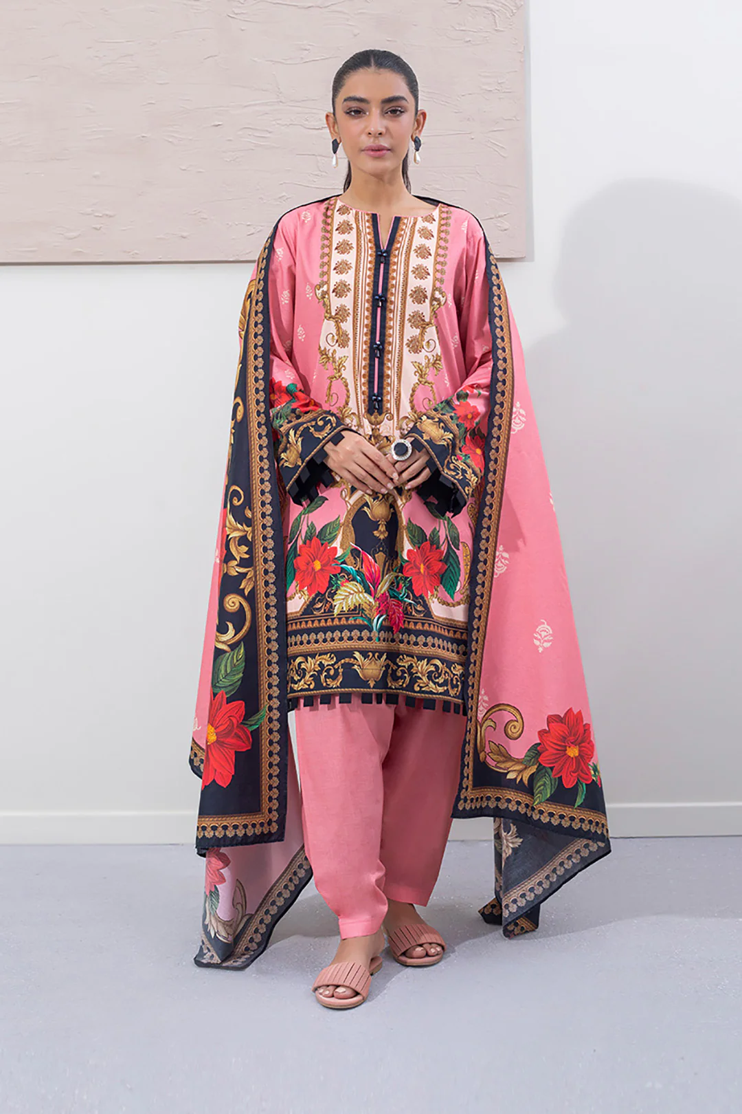 Shirt Shalwar Dupatta - 0628 - Image 3