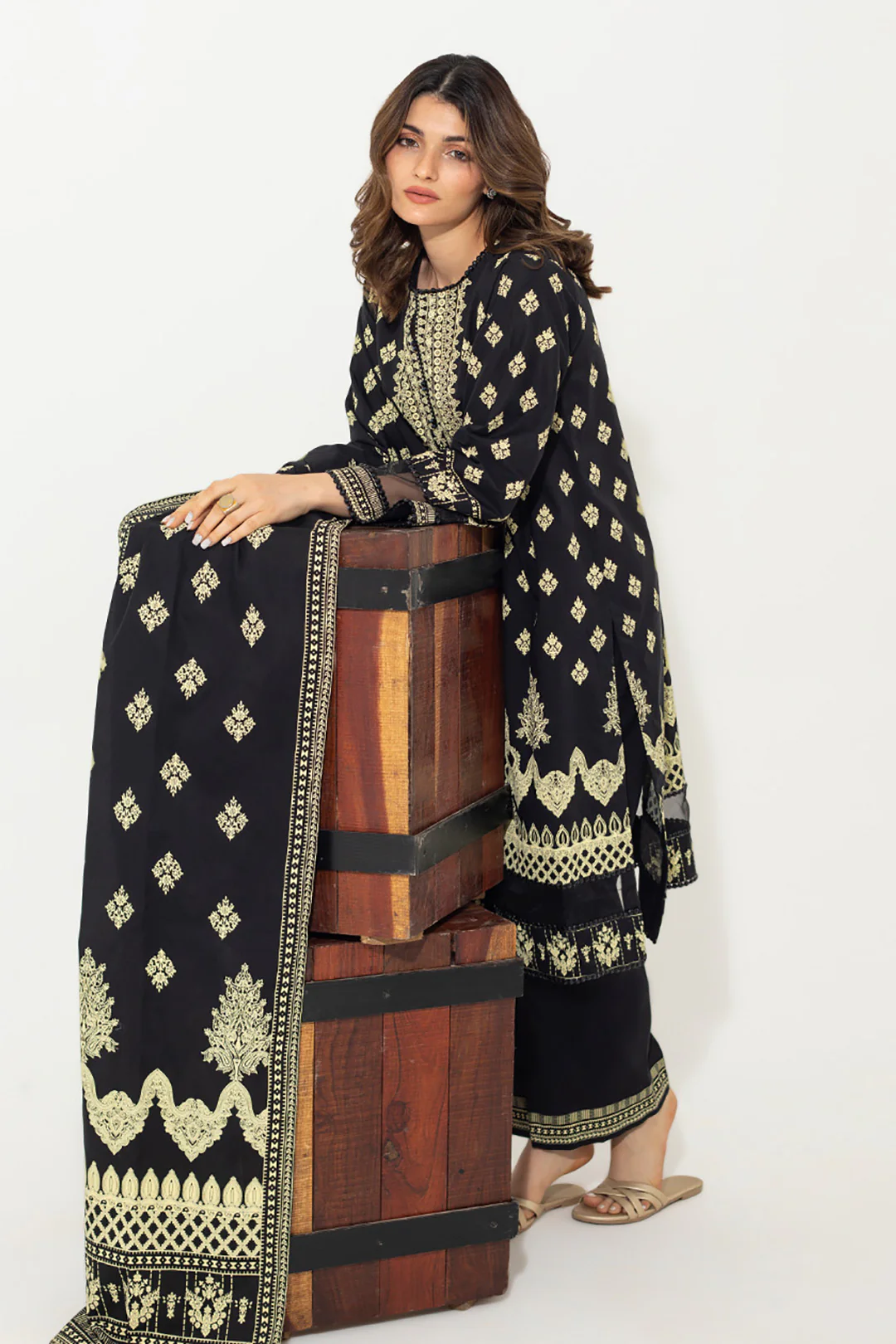 Shirt Shalwar Dupatta - 0636 - Image 3
