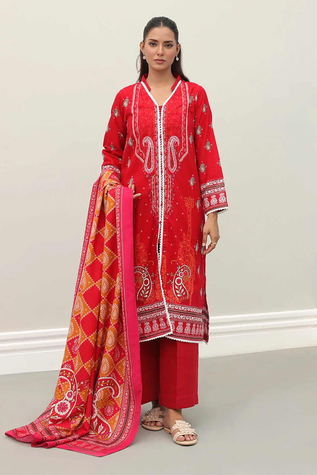 Shirt Shalwar Dupatta - 0676 - Image 2