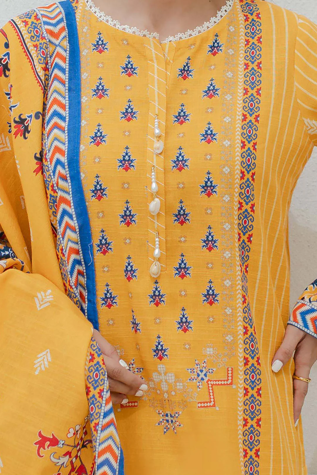 Shirt Shalwar Dupatta - 0724 - Image 3