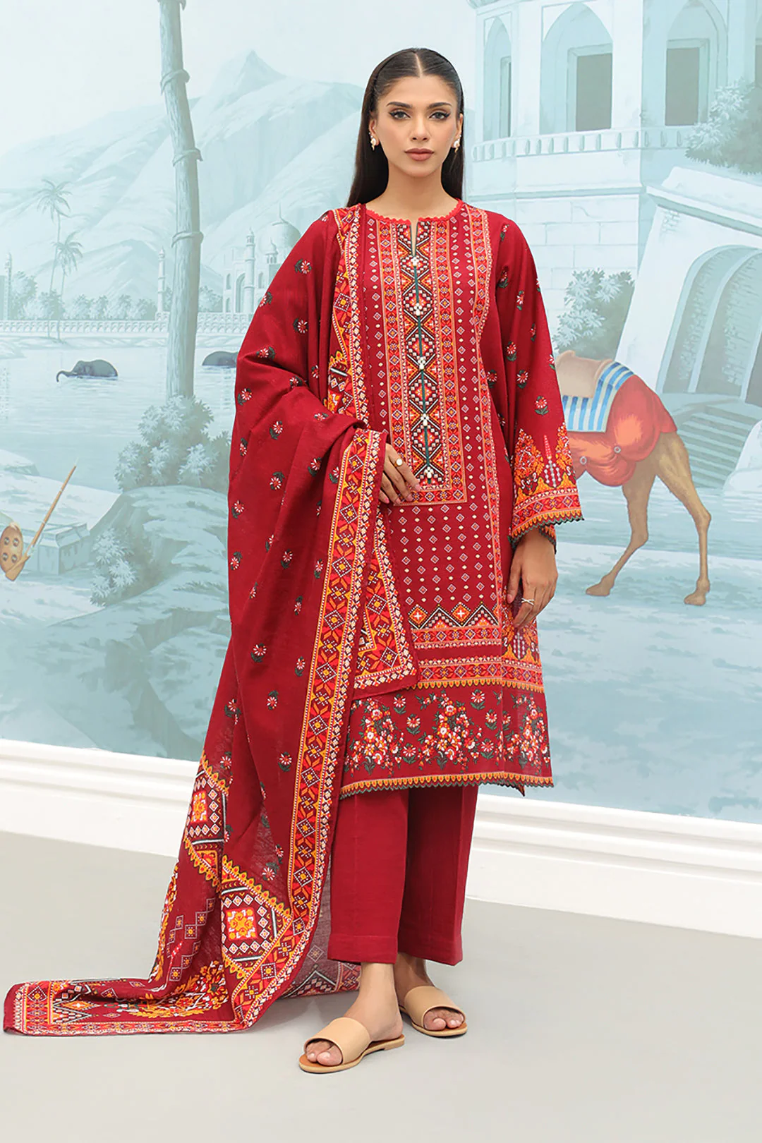 Shirt Shalwar Dupatta - 0730 - Image 2