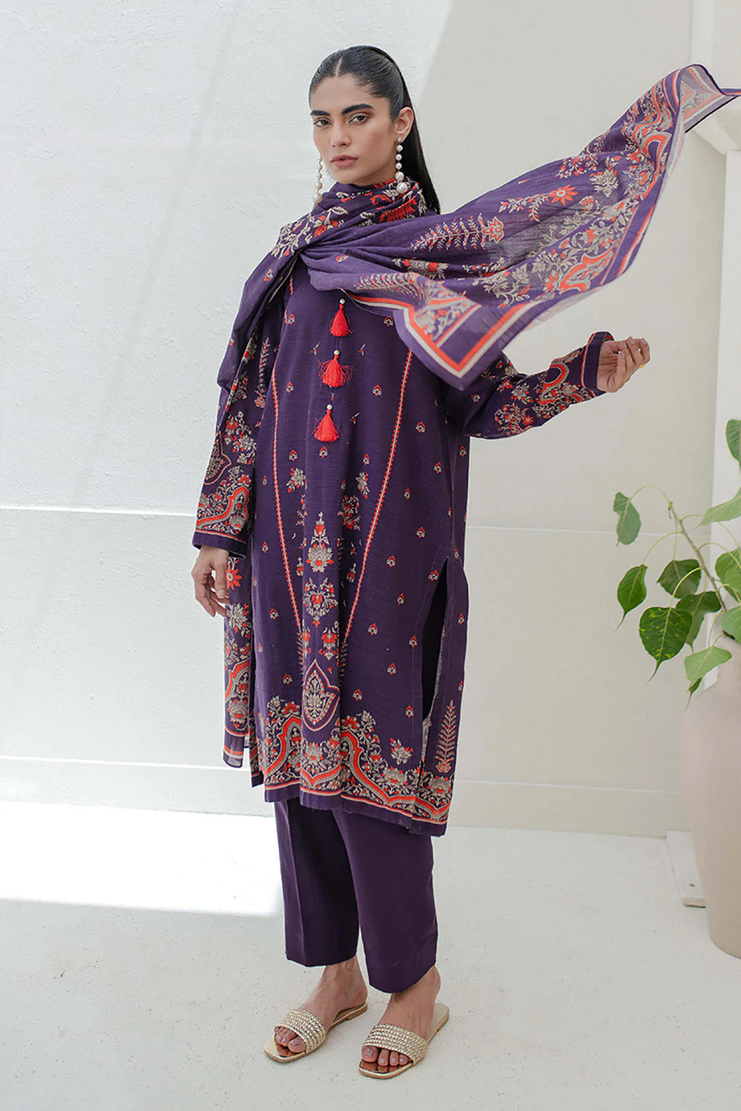 Shirt Shalwar Dupatta - 0732 - Image 3