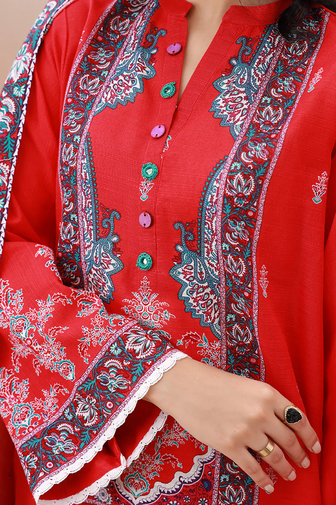 Shirt Shalwar Dupatta - 0733 - Image 2