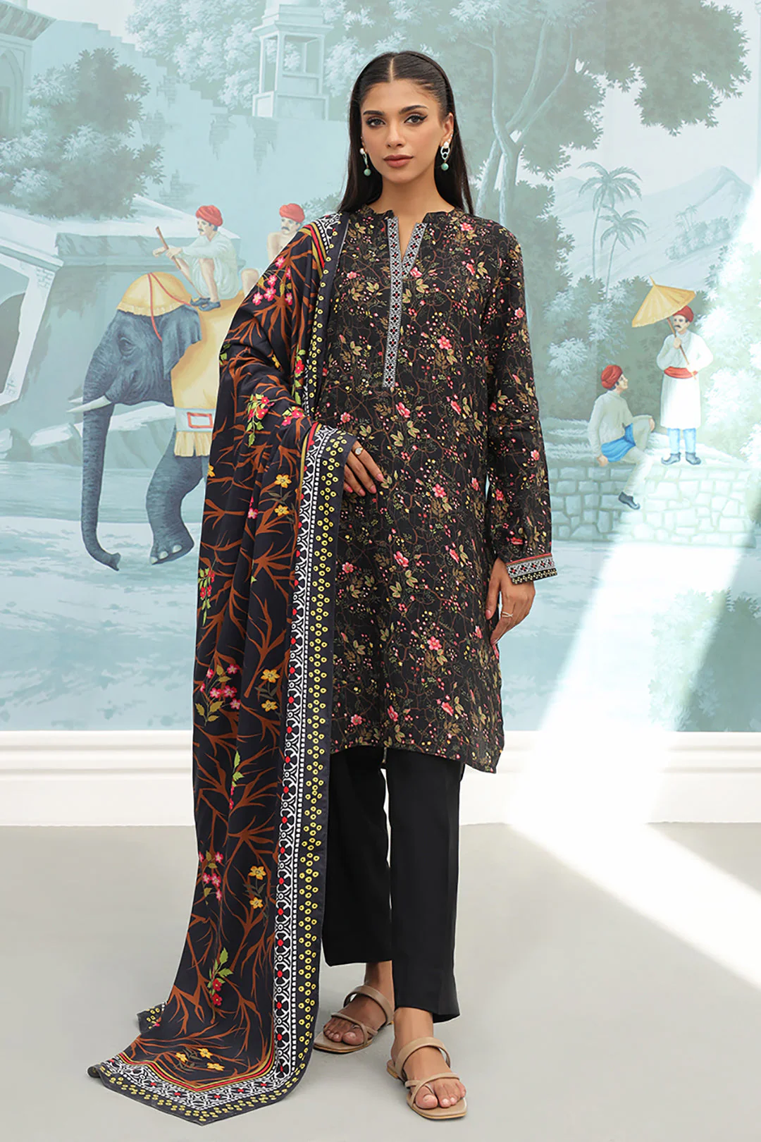 Shirt Shalwar Dupatta - 0741 - Image 2