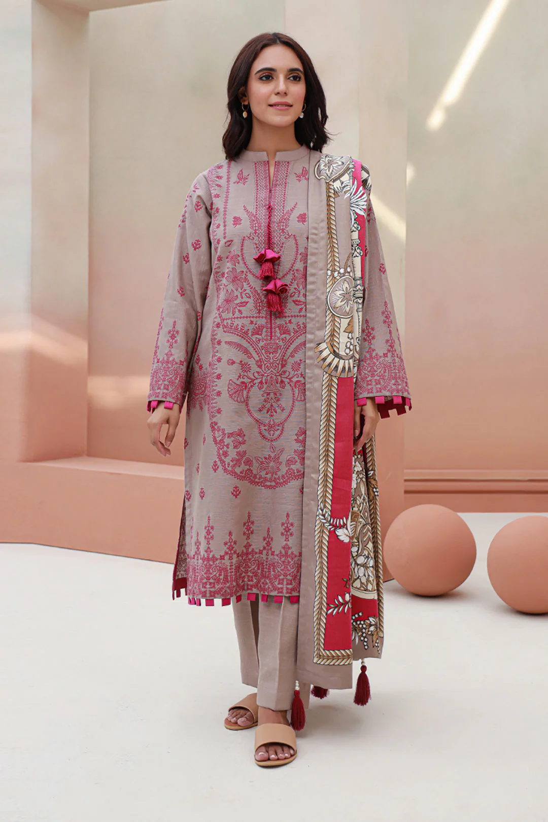 Shirt Shalwar Dupatta - 0756 - Image 2