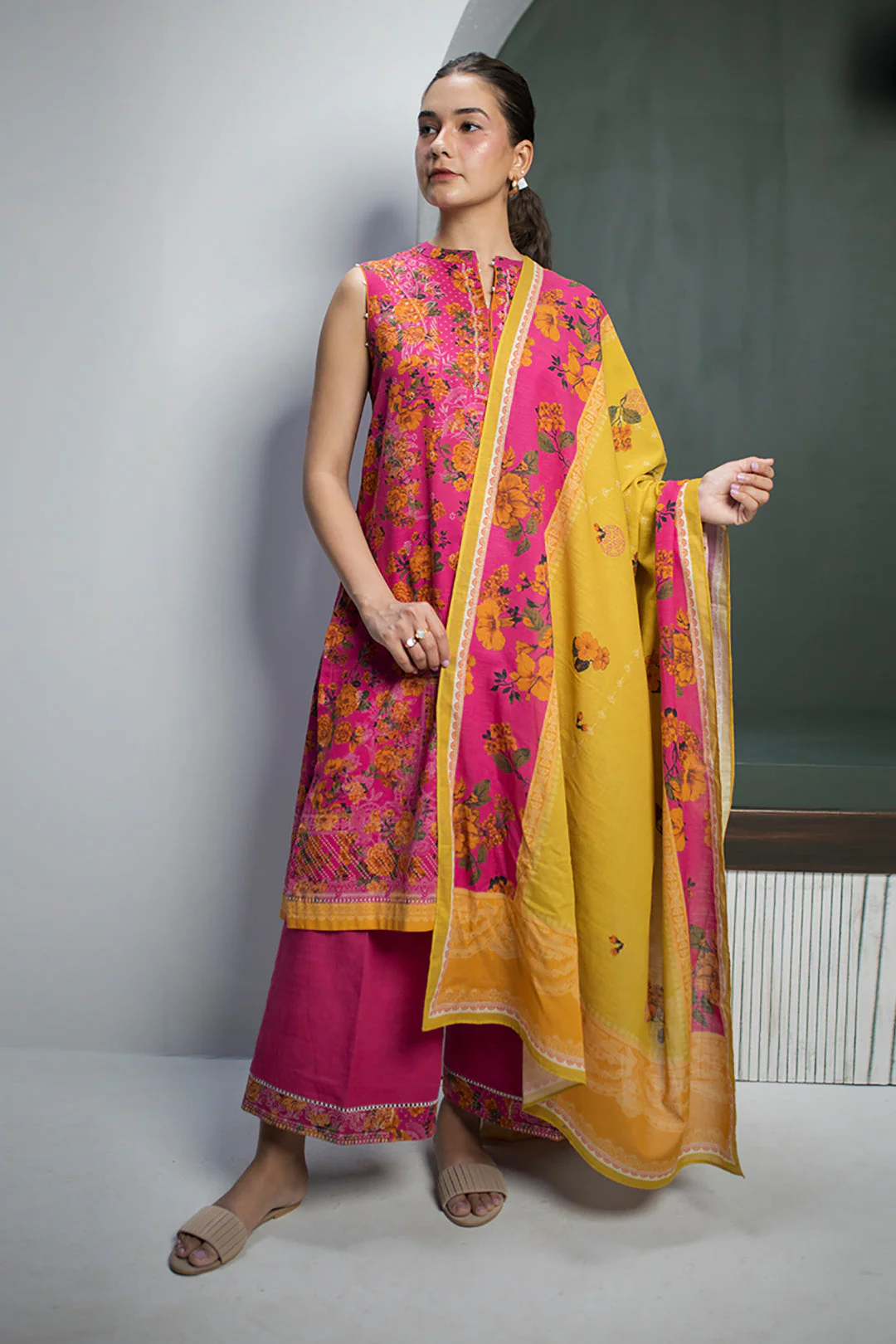Shirt Shalwar Dupatta - 0800 - Image 3