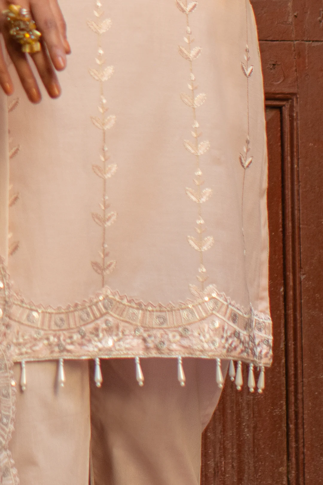 Embroidered Shirt Shalwar Dupatta - 2029 - Image 6