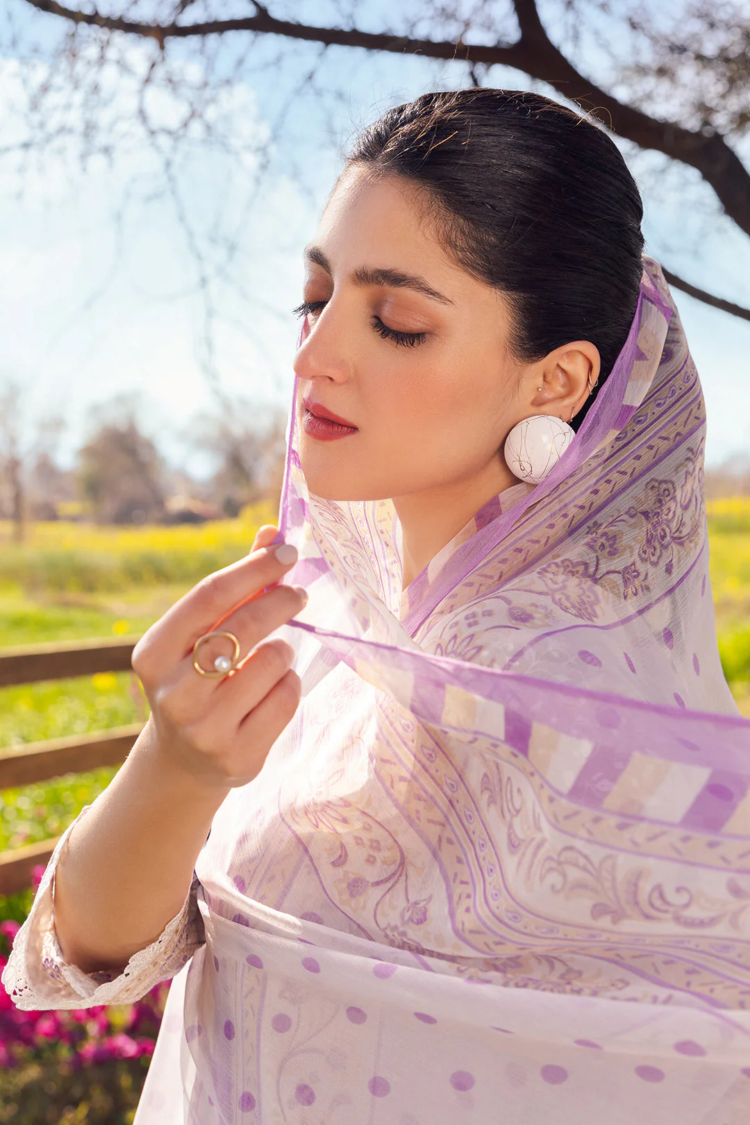 Embroidered Shirt Shalwar Dupatta - 0046 - Image 2