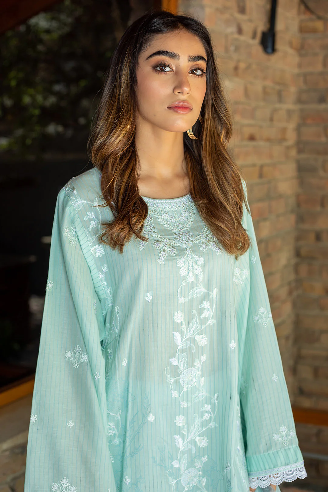Embroidered Shirt Shalwar Dupatta - 0051 - Image 2