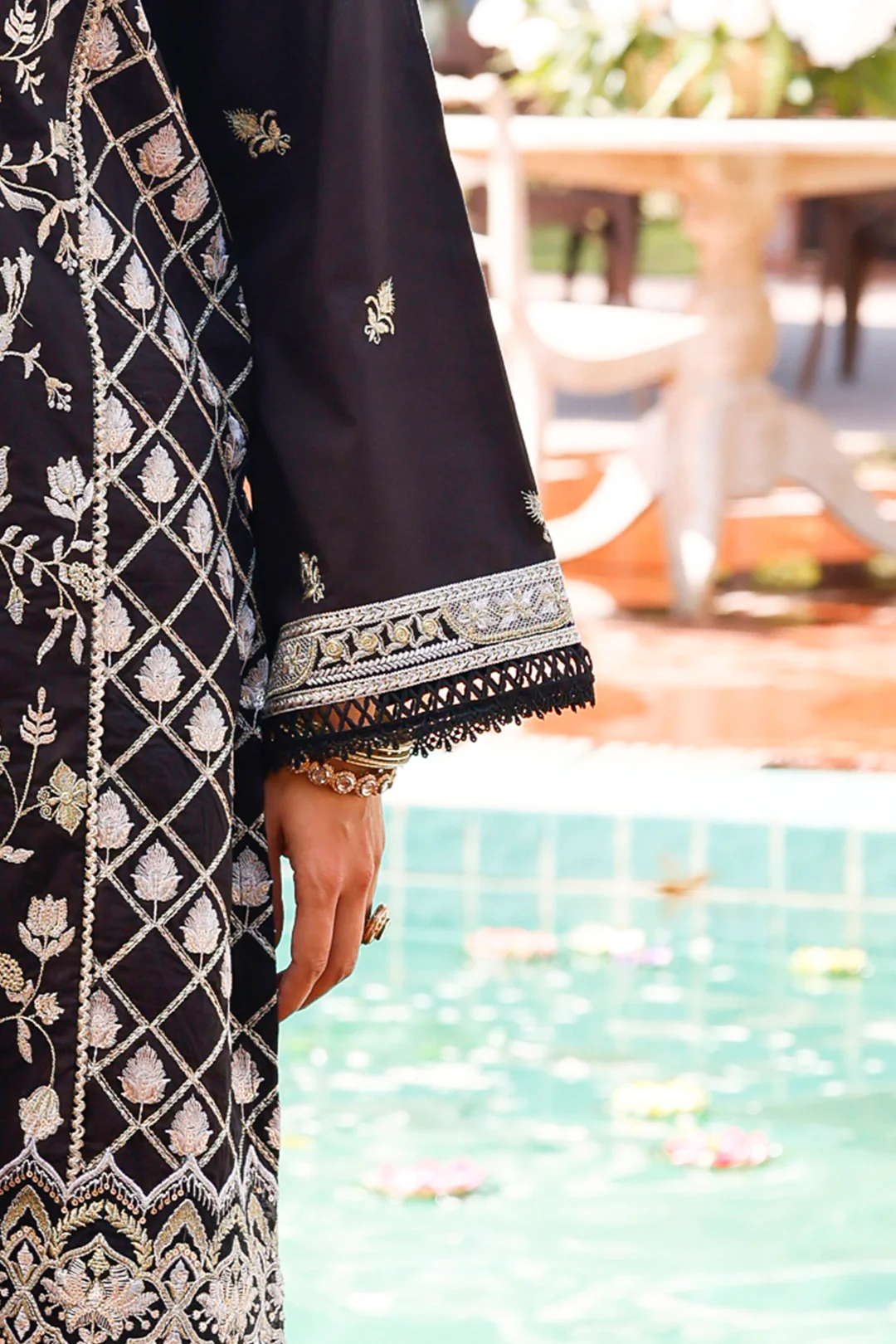 Embroidered Shirt Shalwar Dupatta - 0286 - Image 5