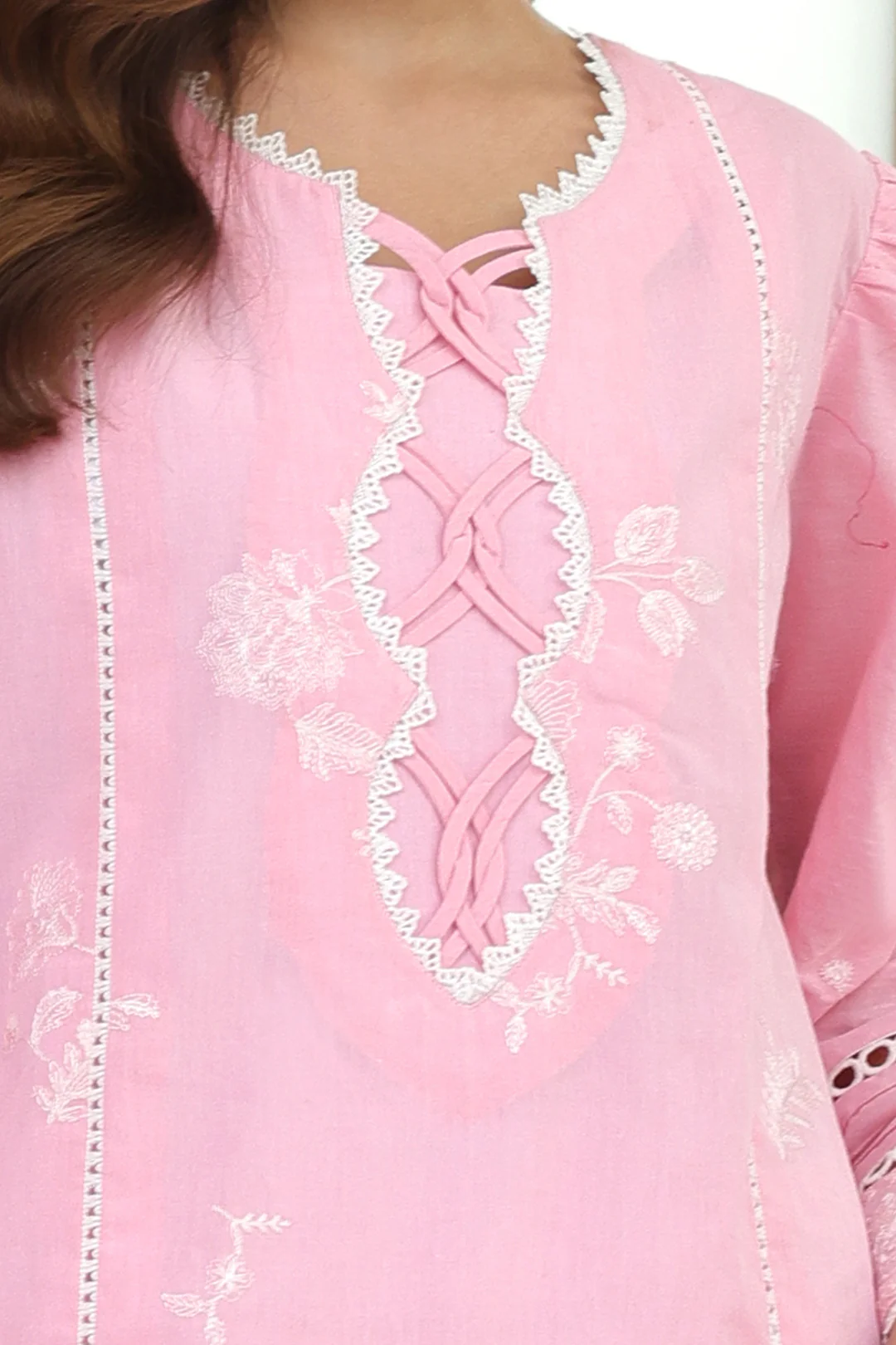 Embroidered Shirt Shalwar Dupatta - 0146 - Image 5