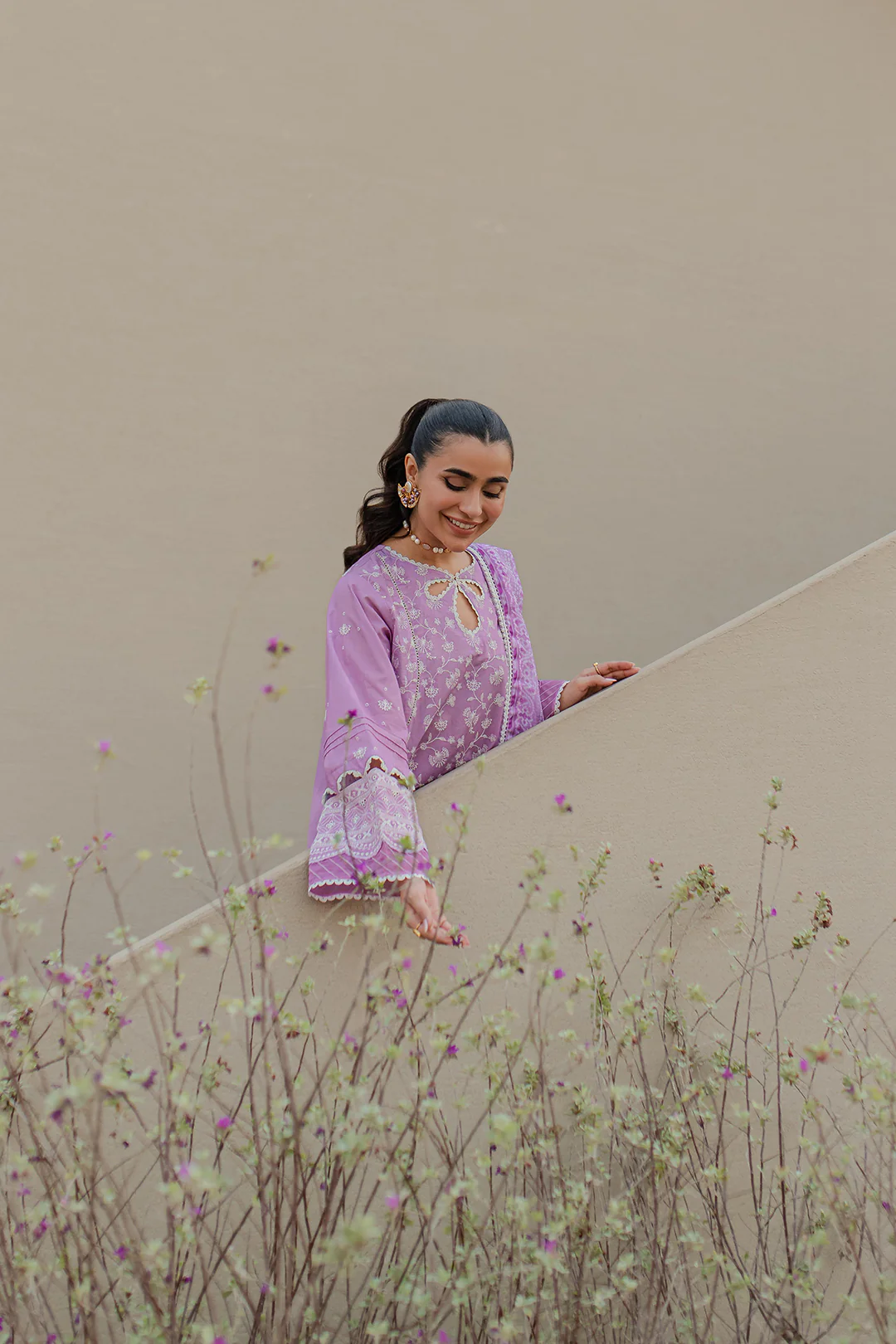 Embroidered Shirt Shalwar Dupatta - 0703 - Image 12
