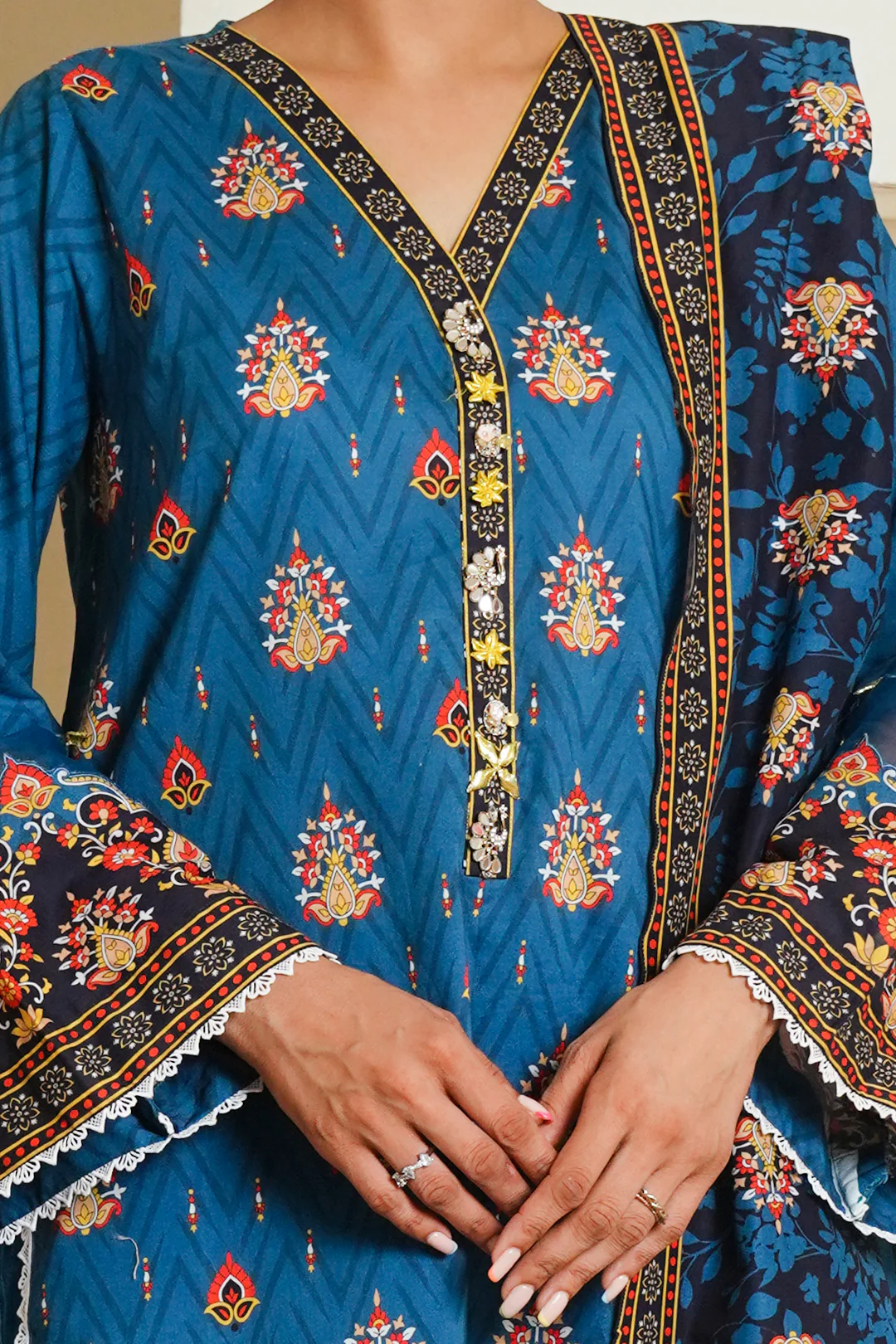 Shirt Shalwar Dupatta - 0042 - Image 3