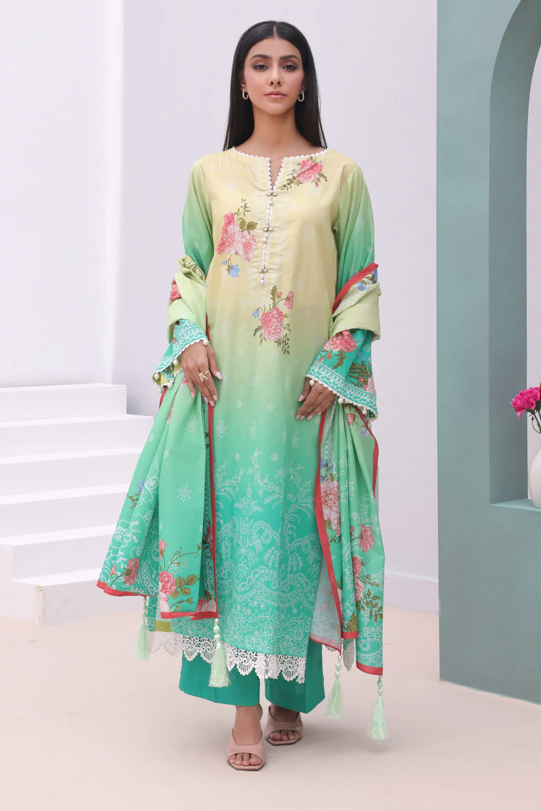 Shirt Shalwar Dupatta - 0043 - Image 2