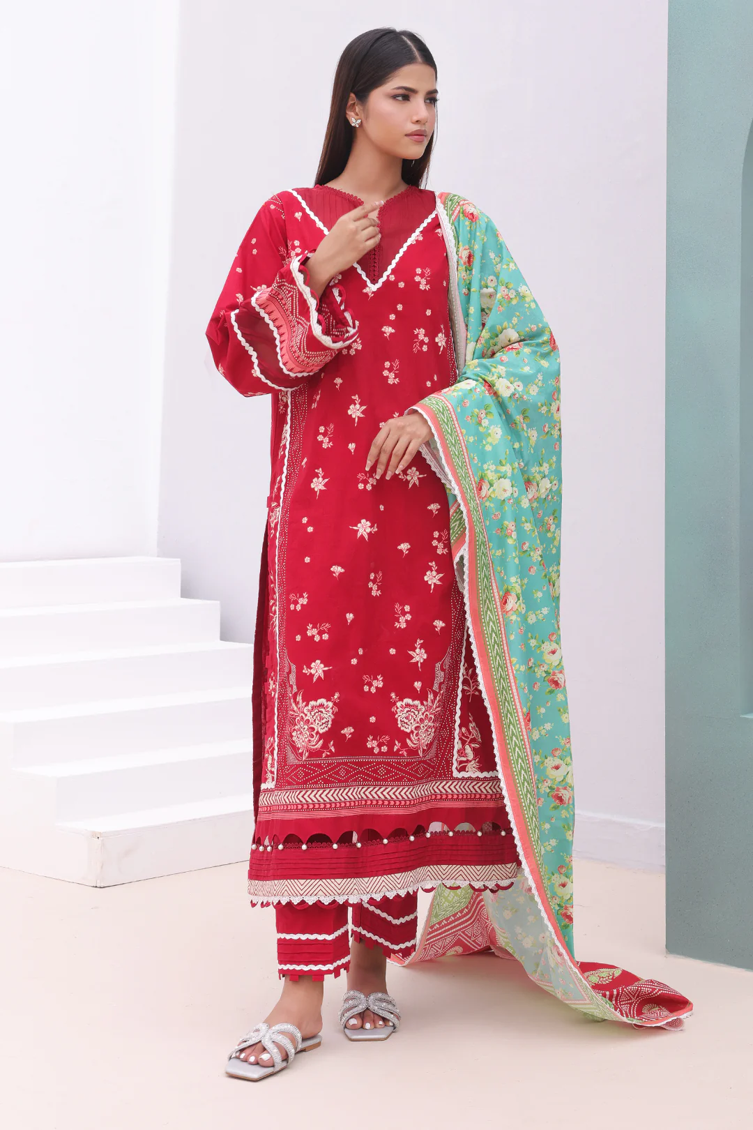 Shirt Shalwar Dupatta - 0136 - Image 3