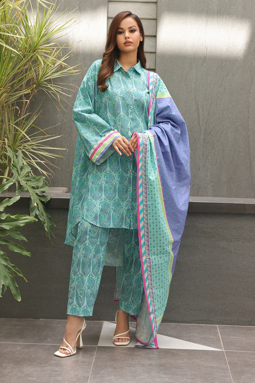 Shirt Shalwar Dupatta - 0140 - Image 2