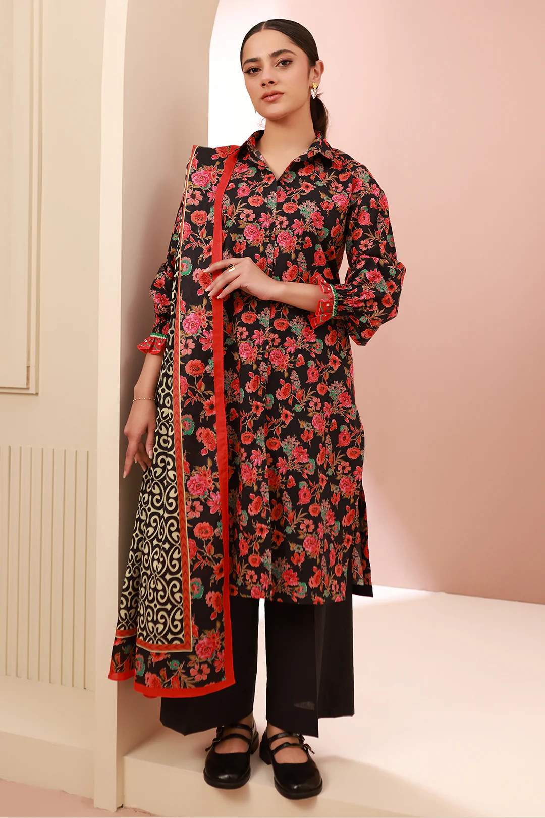 Shirt Shalwar Dupatta - 0636 - Image 2
