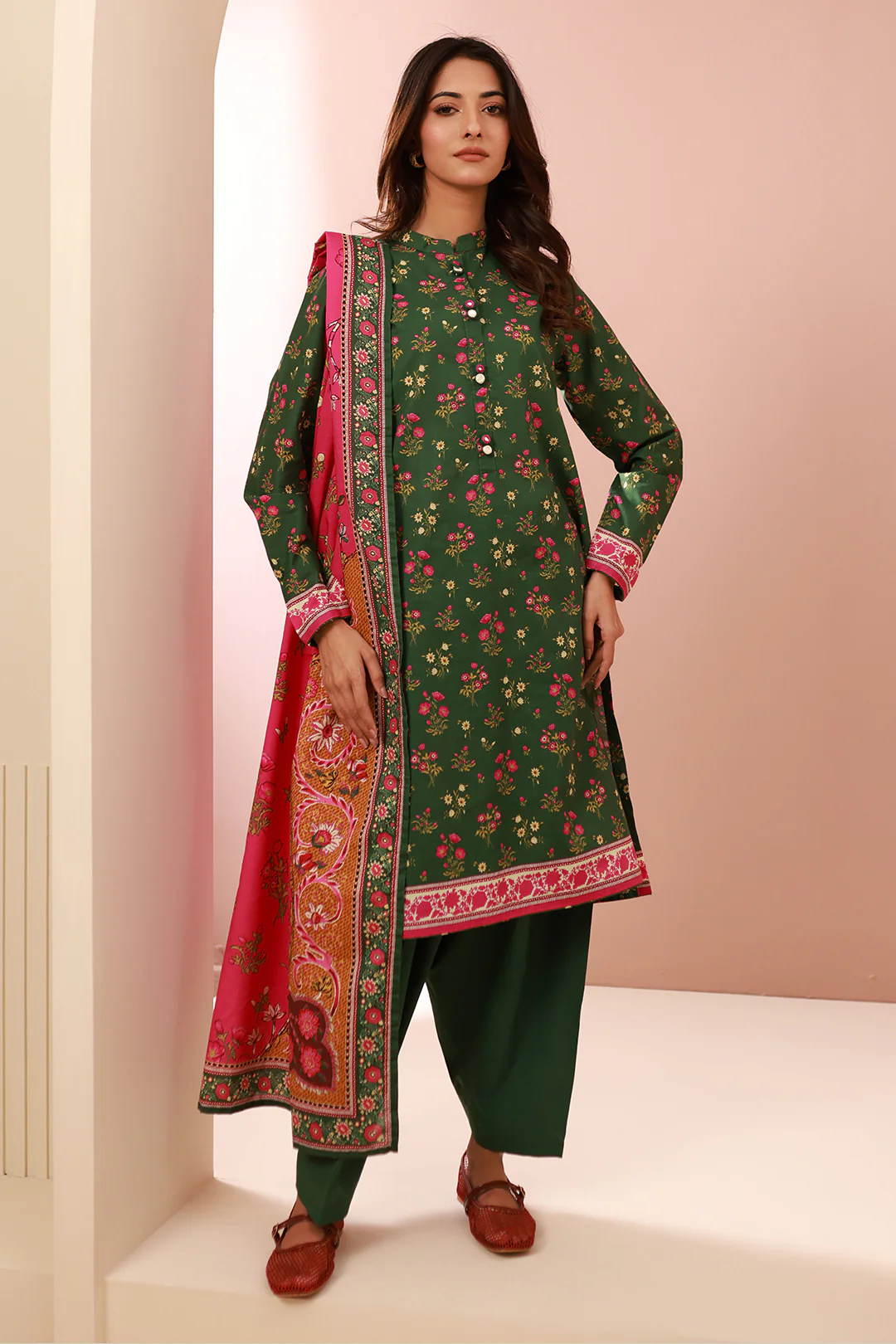 Shirt Shalwar Dupatta - 0662 - Image 4