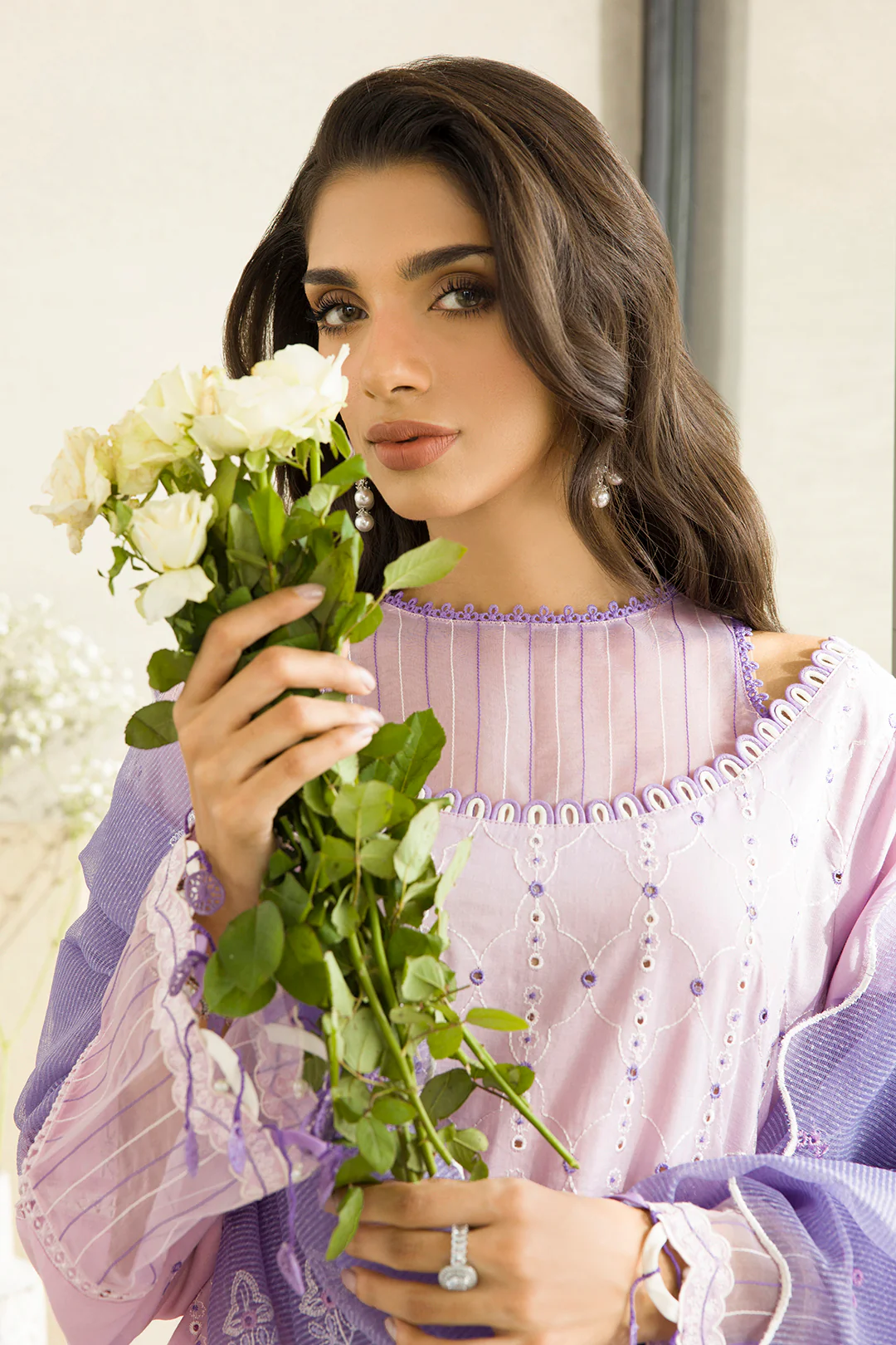 Embroidered Shirt Shalwar Dupatta - 0082 - Image 13