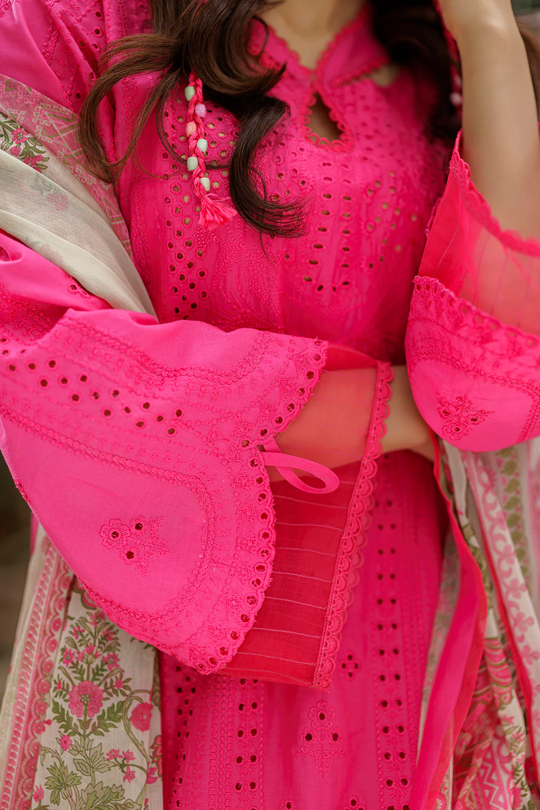Embroidered Shirt Shalwar Dupatta - 4031 - Image 3