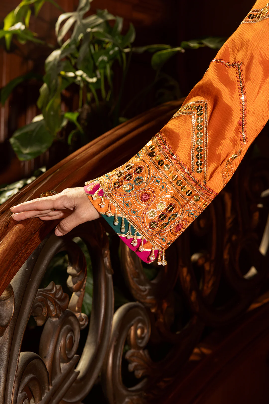 Embroidered Shirt Shalwar Dupatta - 4200 - Image 8