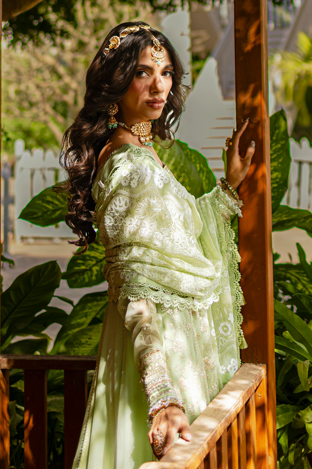Embroidered Shirt Shalwar Dupatta - 4216 - Image 10