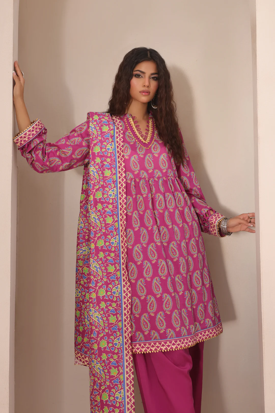 Shirt Shalwar Dupatta - 1199 - Image 3