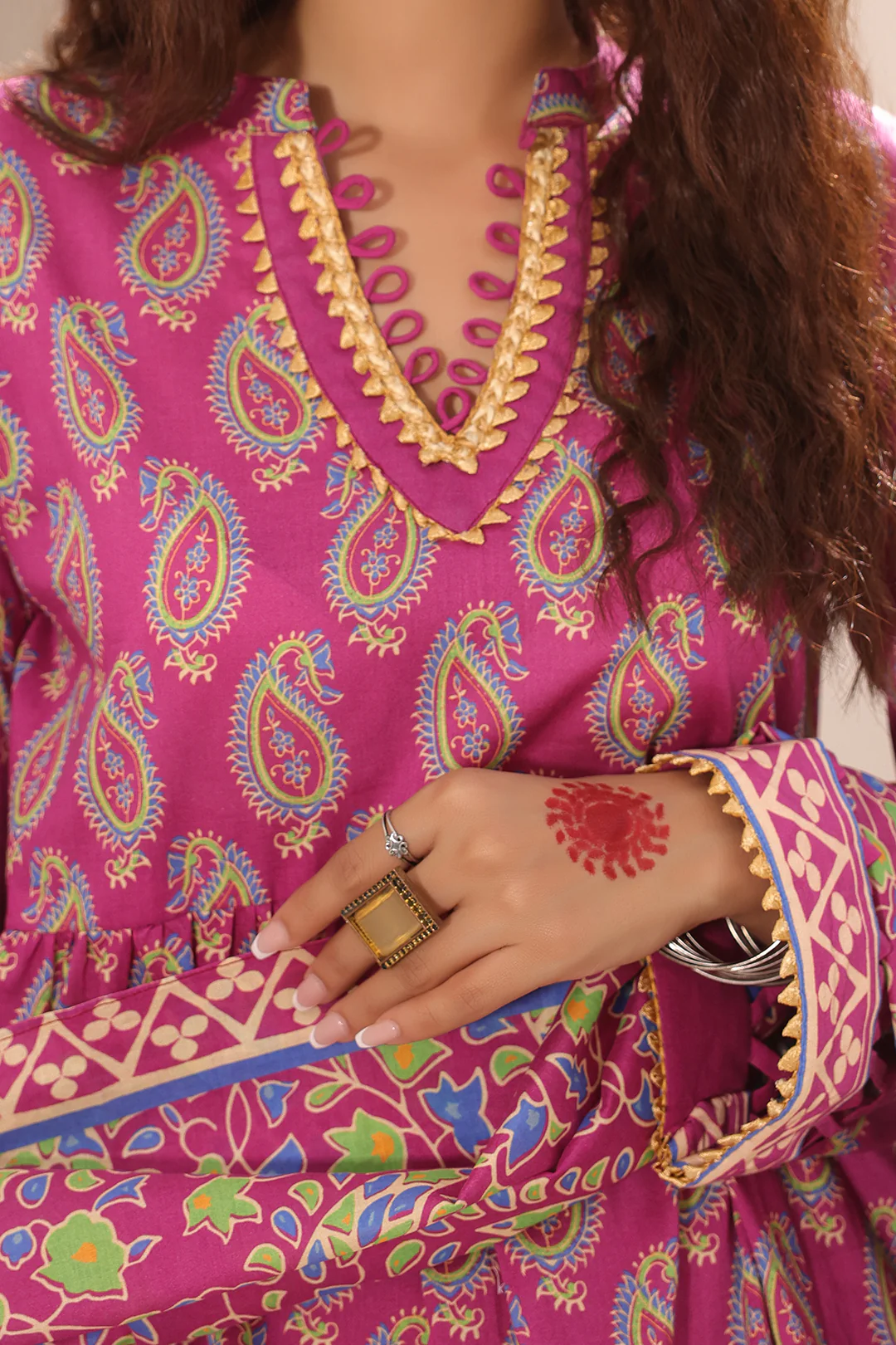 Shirt Shalwar Dupatta - 1199 - Image 4