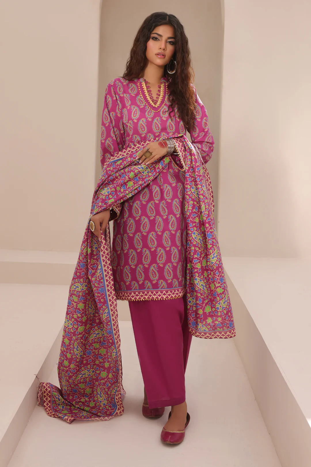 Shirt Shalwar Dupatta - 1199 - Image 6