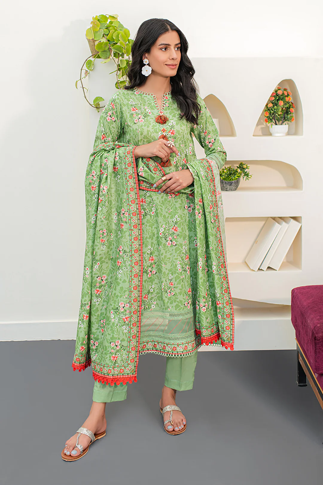 Shirt Shalwar Dupatta - 1206 - Image 2