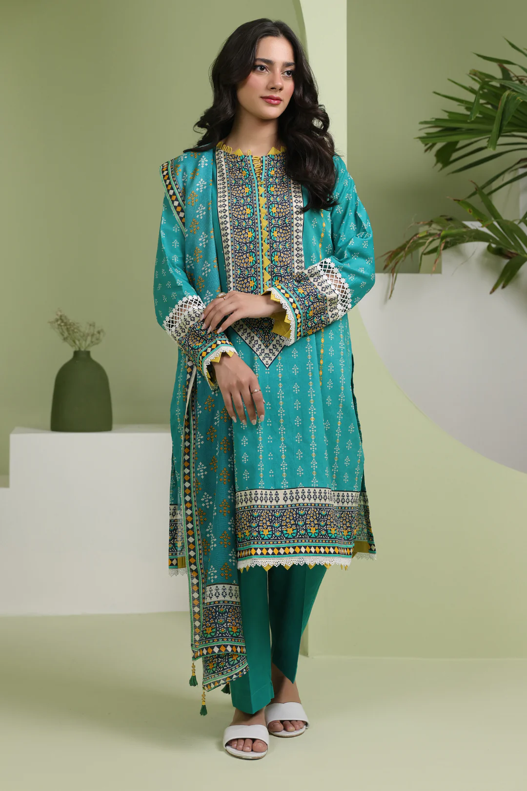 Shirt Shalwar Dupatta - 1416 - Image 2