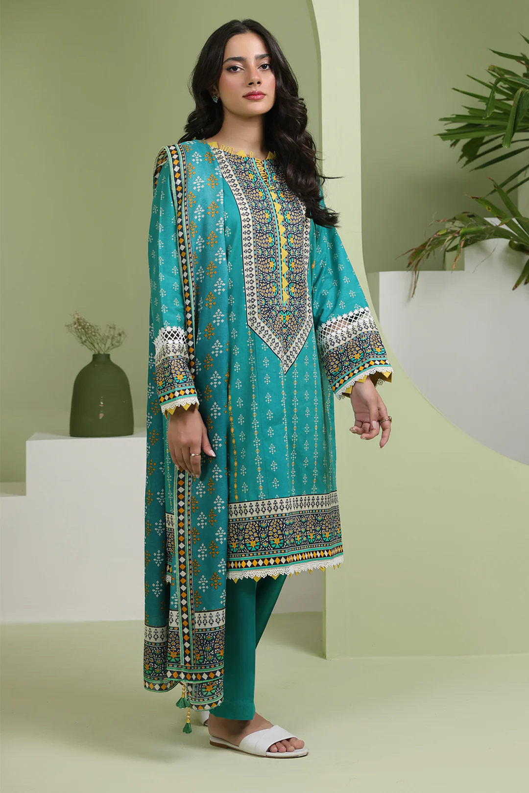 Shirt Shalwar Dupatta - 1416 - Image 4