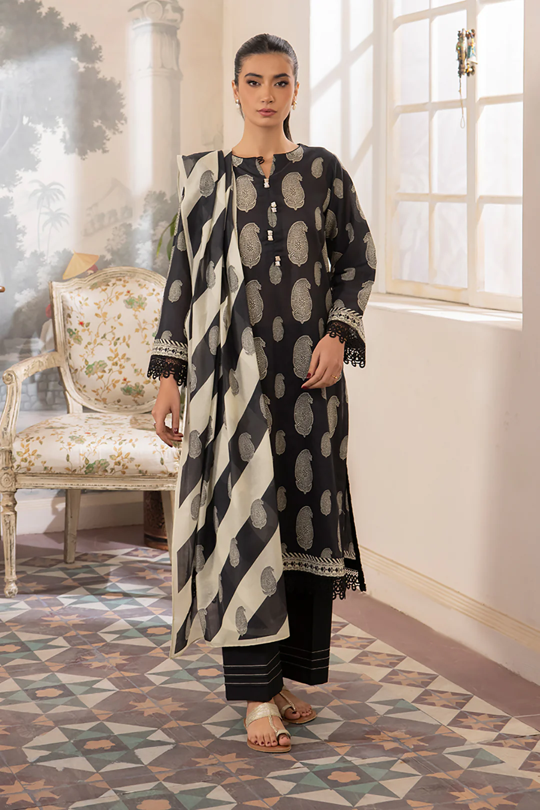 Shirt Shalwar Dupatta - 1606 - Image 3