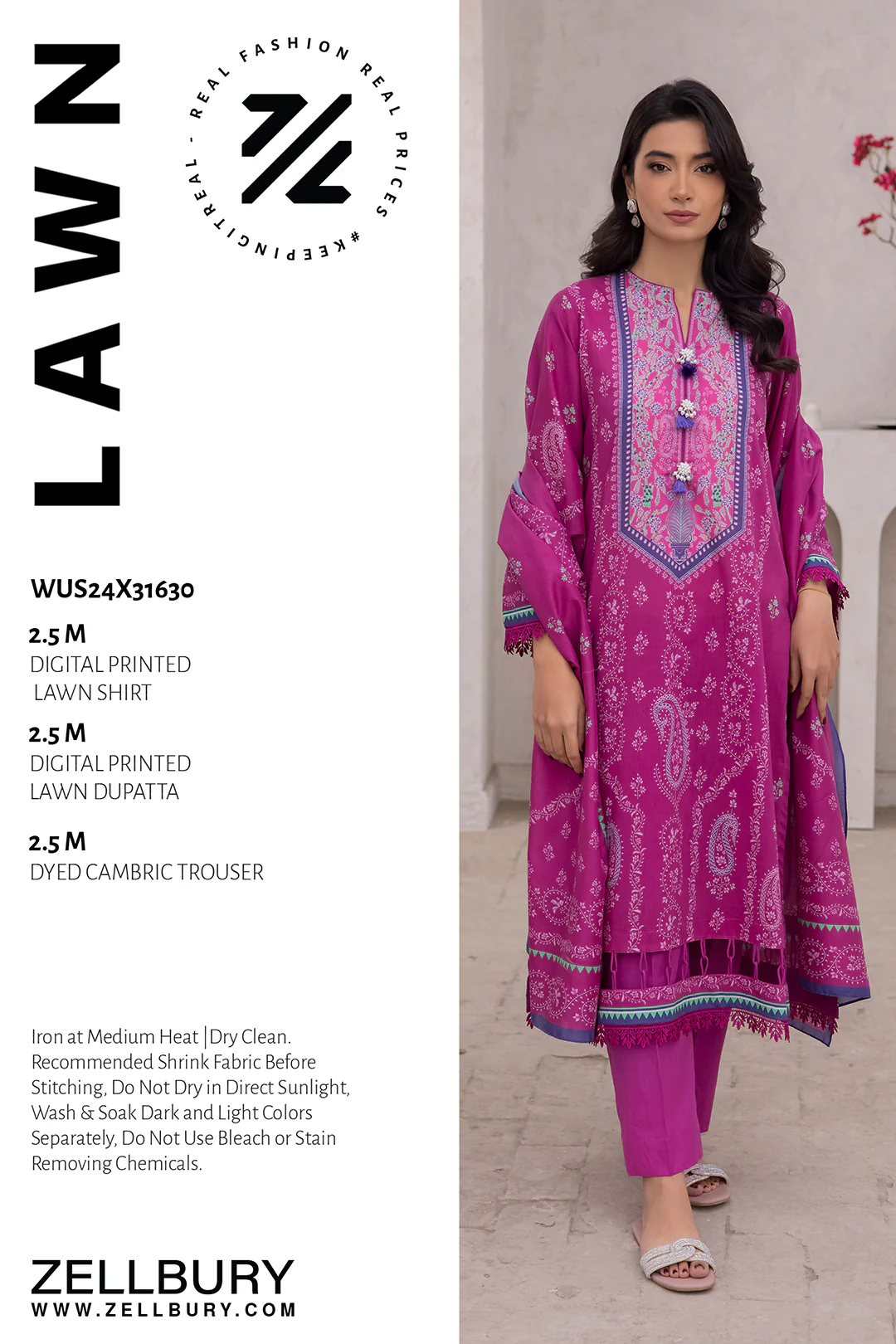 Shirt Shalwar Dupatta - 1630 - Image 6