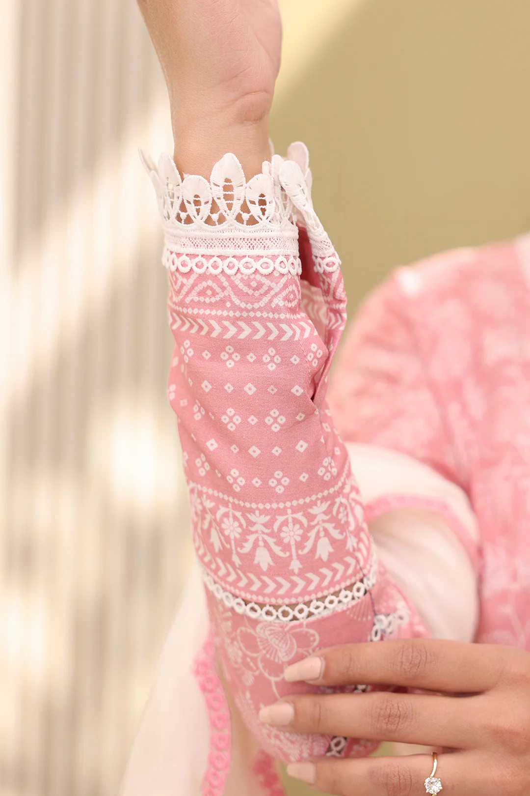 Embroidered Shirt Shalwar Dupatta - 0214 - Image 7