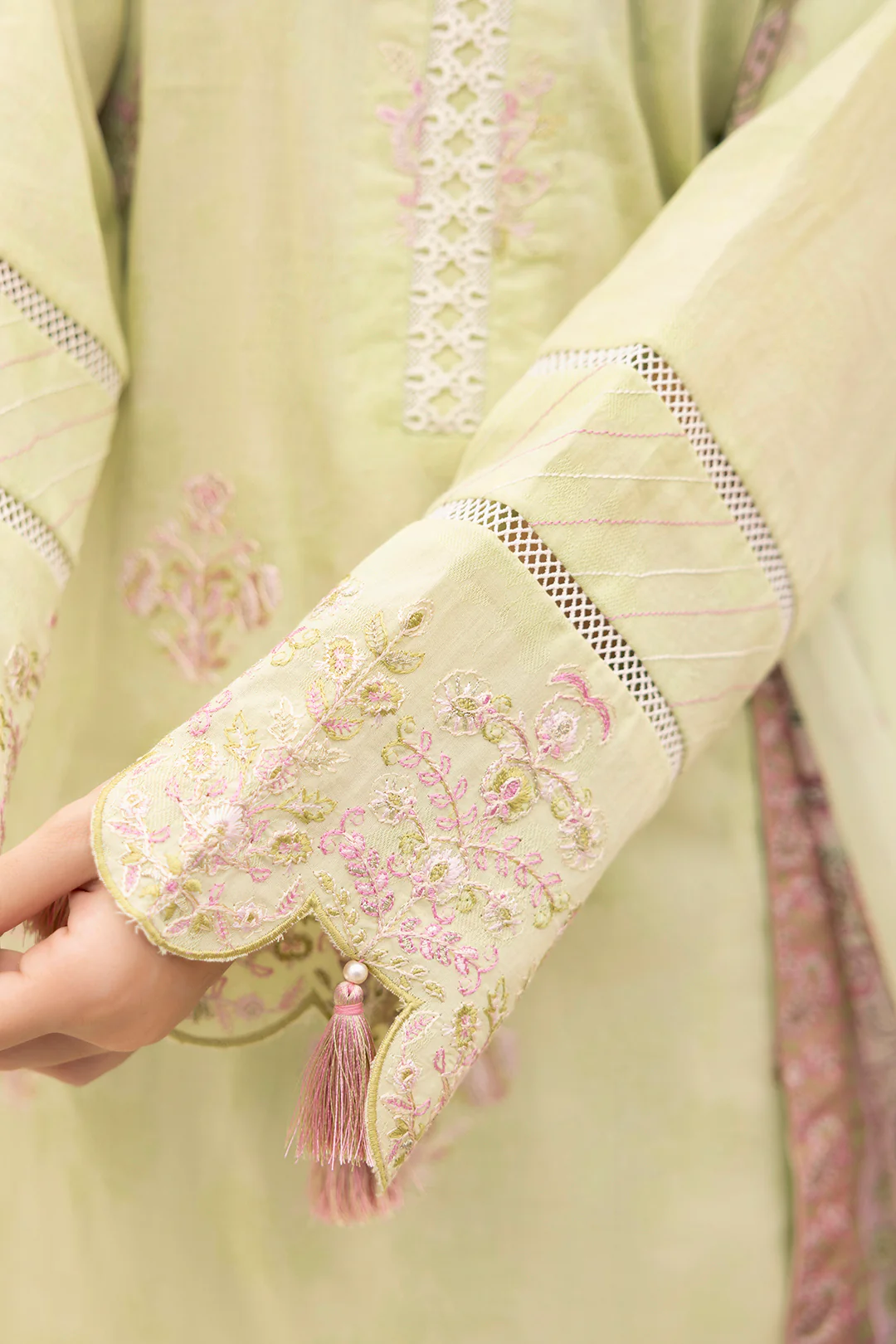 Embroidered Shirt Shalwar Dupatta - 0281 - Image 4